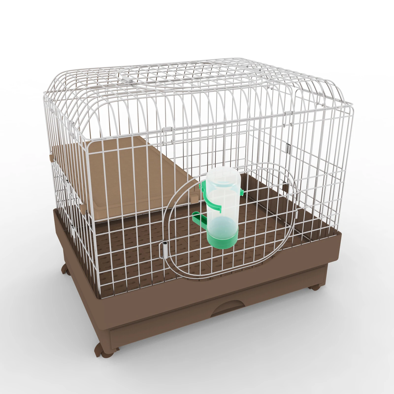 

1 Set Automatic Water Feeder Dispenser Transparent Container For Parrot Budgie Parakeet Splash Proof Design Healthy Drinking