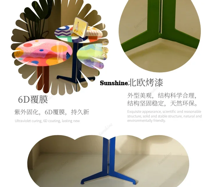Italian Metal Legs Coffee Table Round Glass Kawaii Living Room Coffee Table Elegant Minimalist Table De Salon Home FurnitureYY