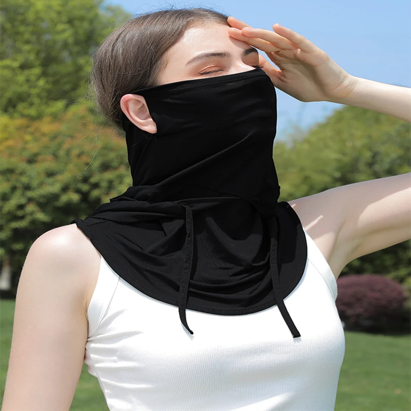 Balaclava Face Covering Summer Balaclava Sun Protection Long Neck Cover Men Women Cycling Motorcycle Fishing Skiing Face Mask