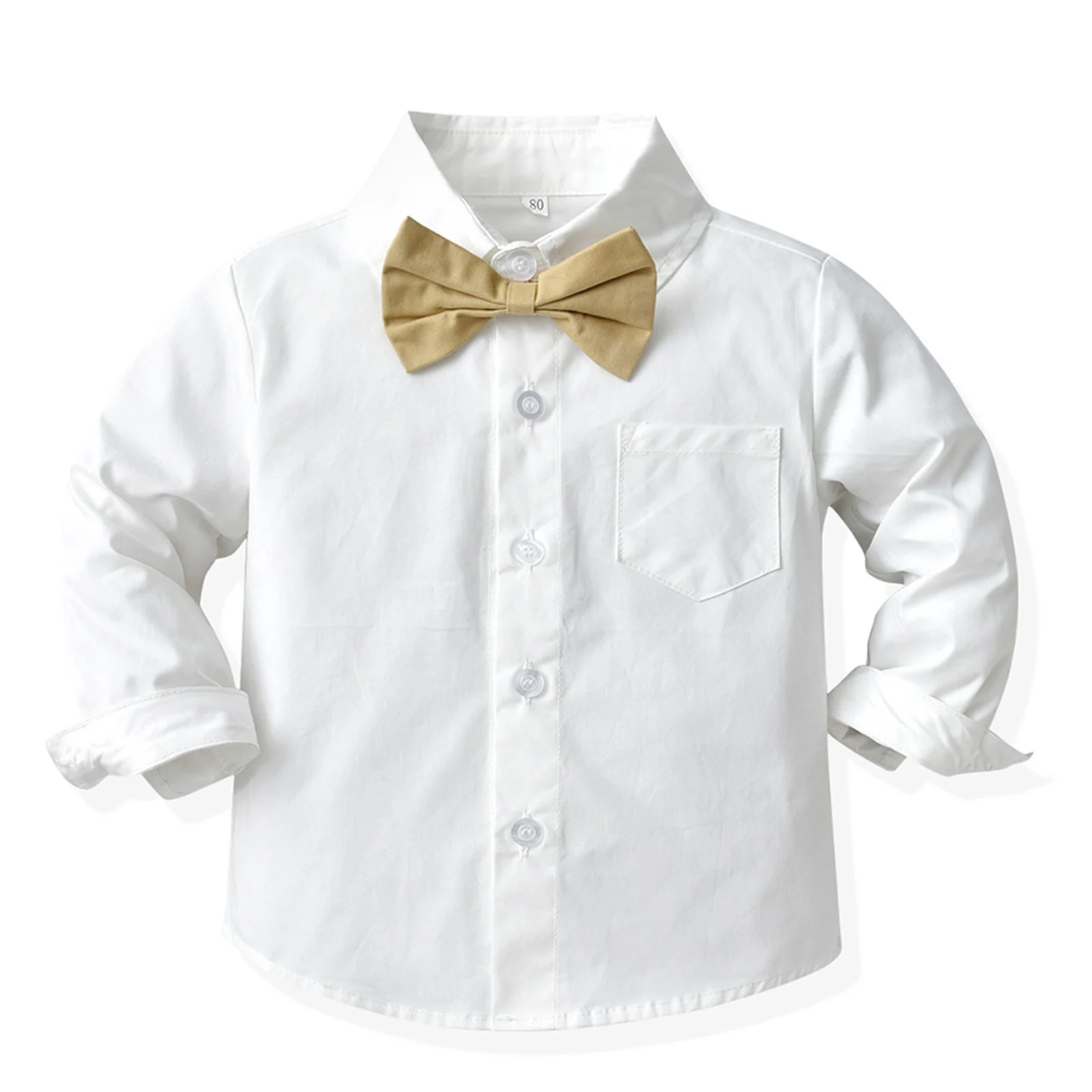 Boy's Gentleman Suit Birthday Party Outfits Kids Formal Outfit Baby's Christening Clothes Set for Wedding Banquet Baptism Wear