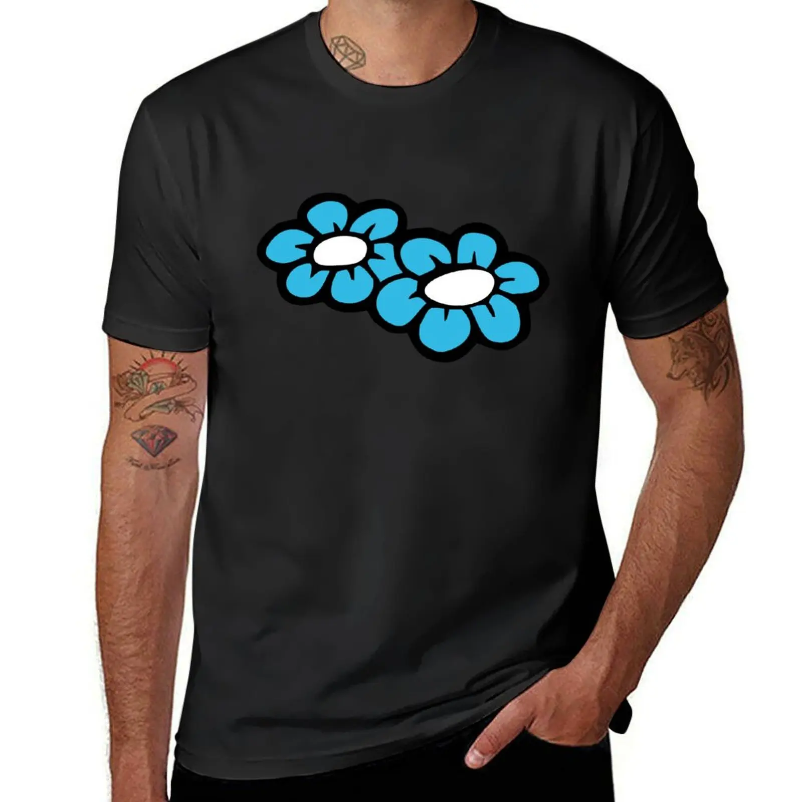 

Cute small flowers T-Shirt funnys customs design your own anime clothes men clothing