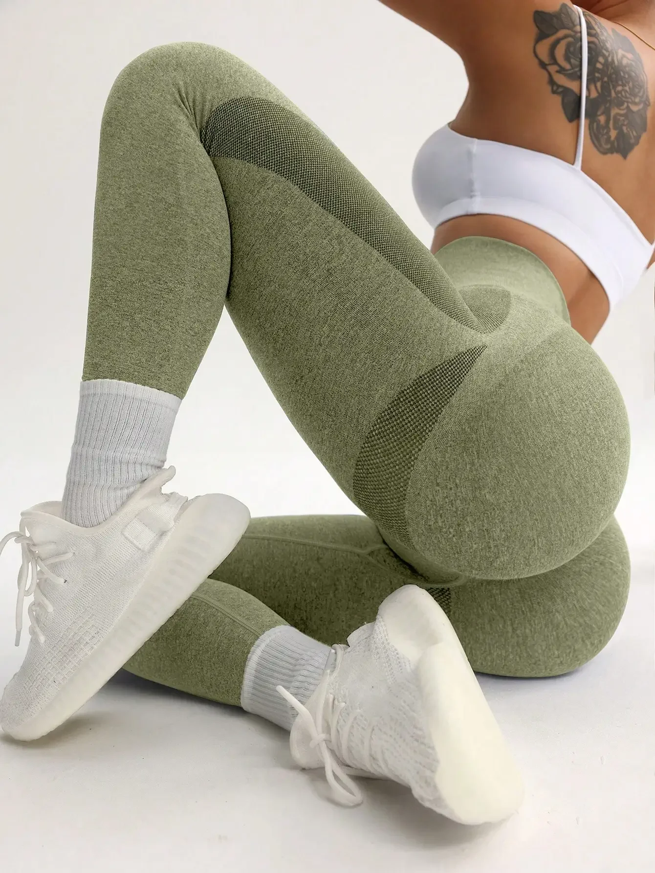 

Sport High Waisted Seamless Leggings For Women - Slim Tummy Control Butt Lifting Legging For Running Cycling Yoga