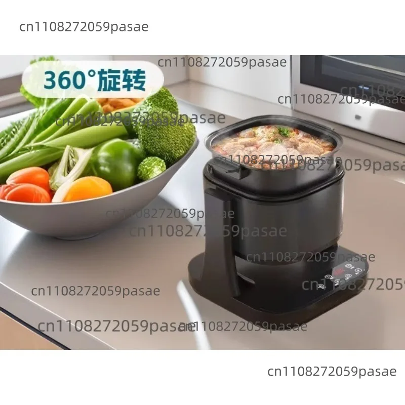 Home Air Fryer: 180-Degree Rotating Steamer, Steamer, and Fryer All-in-One Multi-Function Glass Air Fryer and Fryer