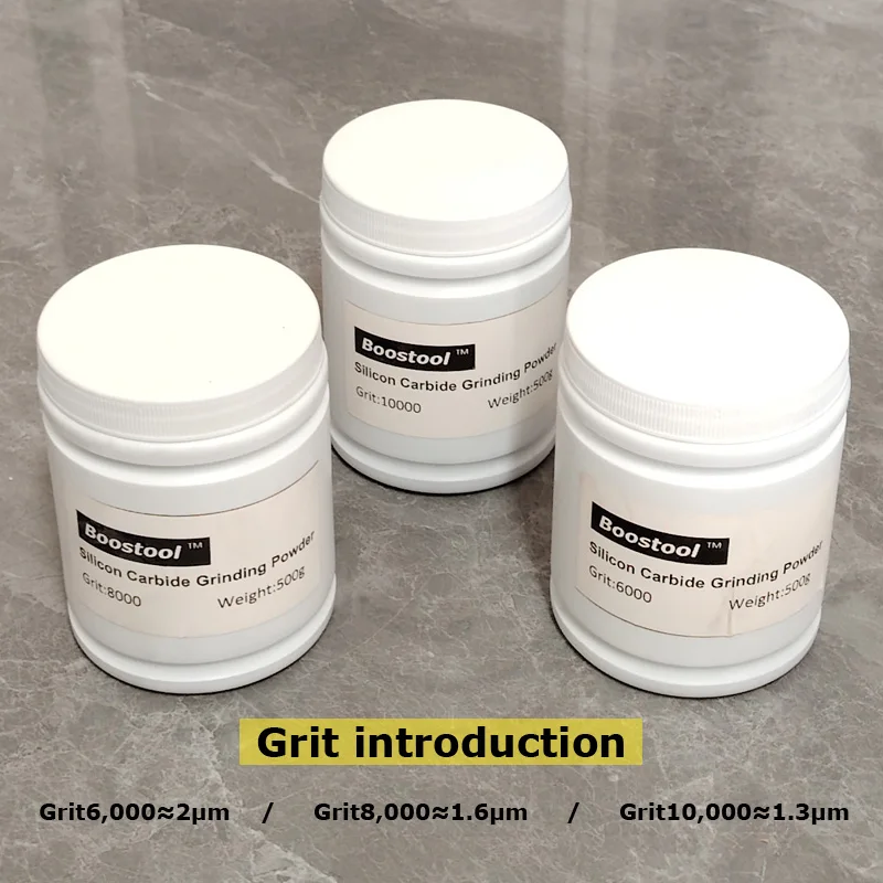 500 جرام Grit6000,8000,10000 مسحوق طحن كاربورنوم أسود فائق الصغر بواسطة آلة بهلوان الاهتزاز الجاديت اليشم العقيق تلميع #3