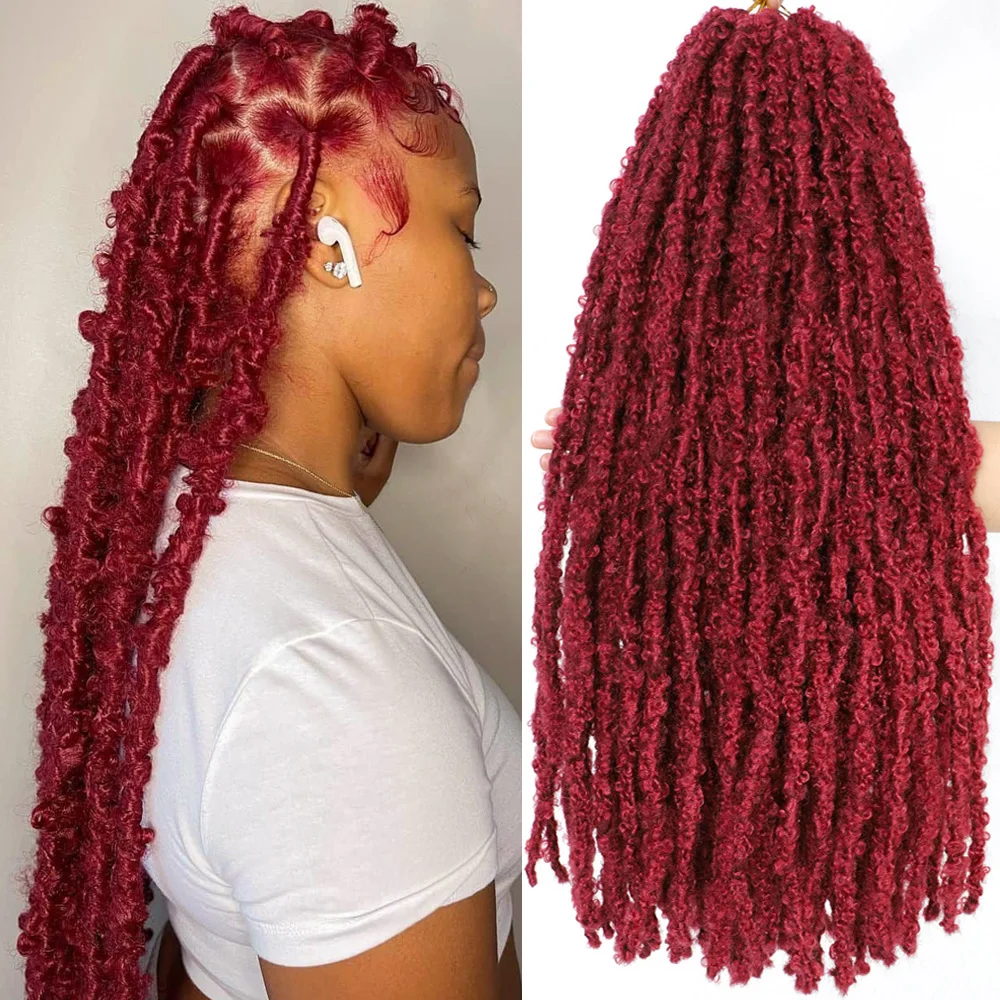 

Soft Butterfly Locs Crochet Braids Hair Extension Riversa Official Store Faux Dread Extensions for Women meche cheveux a tresser