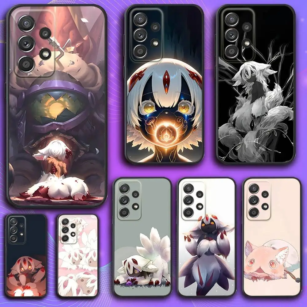 

Made In A-Abyss F-Faputa Phone Case For Samsung S 25,24,23,22,30,21,10,9,Ultra,Plus,Lite,FE,4,5 G Soft Black Case