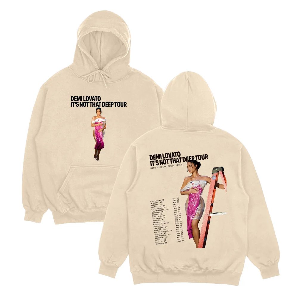 ديمي لوفاتو ليس هذا المجموعة العميقة جولة هوديس أزياء المرأة سوداديراس عارضة تنوعا للجنسين البلوفرات Y2K بلوزات #6