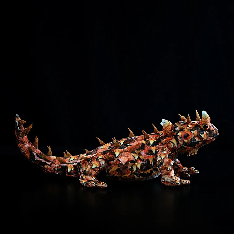 Cute Realistic Thorny Devil Plush Toy Perfect Gift For Kids Animal Enthusists Soft Cuddly Mountain Devil Plushie Simulation Doll