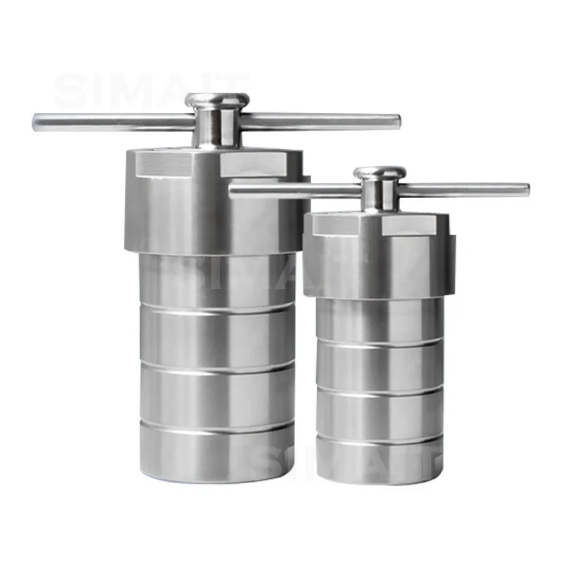Hydrothermal Synthesis Reactor, Laboratory Small Stainless Steel PTFE Lining, Hydrothermal Reactor 25ML-200ML