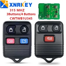 XNRKEY 4 pulsanti 315Mhz chiave a distanza per Ford Mustang Focus Lincoln LS Town Car Mercury Grand Marquis Sable Remote key