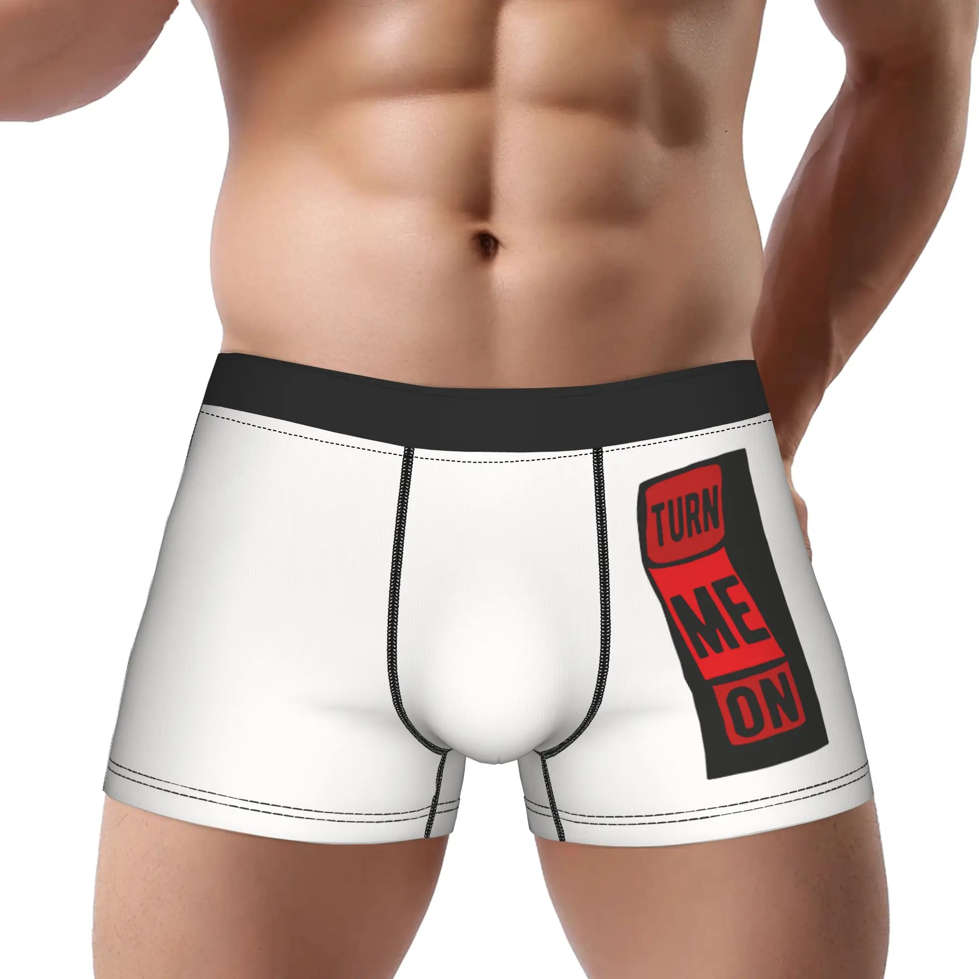 

Turn Me On Underwear Man Polyester Boxer Briefs Underpants Printed