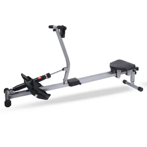 Warehouse Fitness Rowing Machine Row With 12 Levels Of Adjustable Resistance 260 Lbs Max Load Rowing Machine