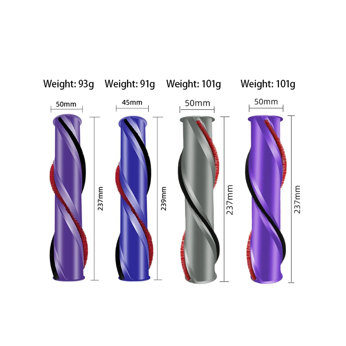 휴대용 진공 청소기 액세서리에 적합 V6 V7 V8 V10 V11 다이렉트 드라이브 플로어 브러시 메인 브러시 필터-HIM