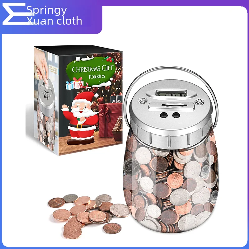 Digital Counting Money Jar Counting Money Banks Electronic Money Banks Powered By 2AAA Batteries Dollars Pounds Christmas Gifts