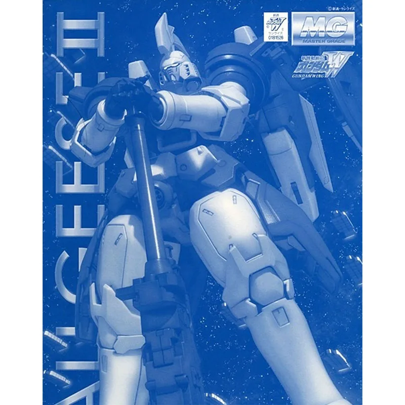 Bandai Genuine Gundam Model Kit Anime Figure MG OZ-00MS2 Tallgeese Ⅱ Collection Gunpla Anime Action Figure Toys for Children