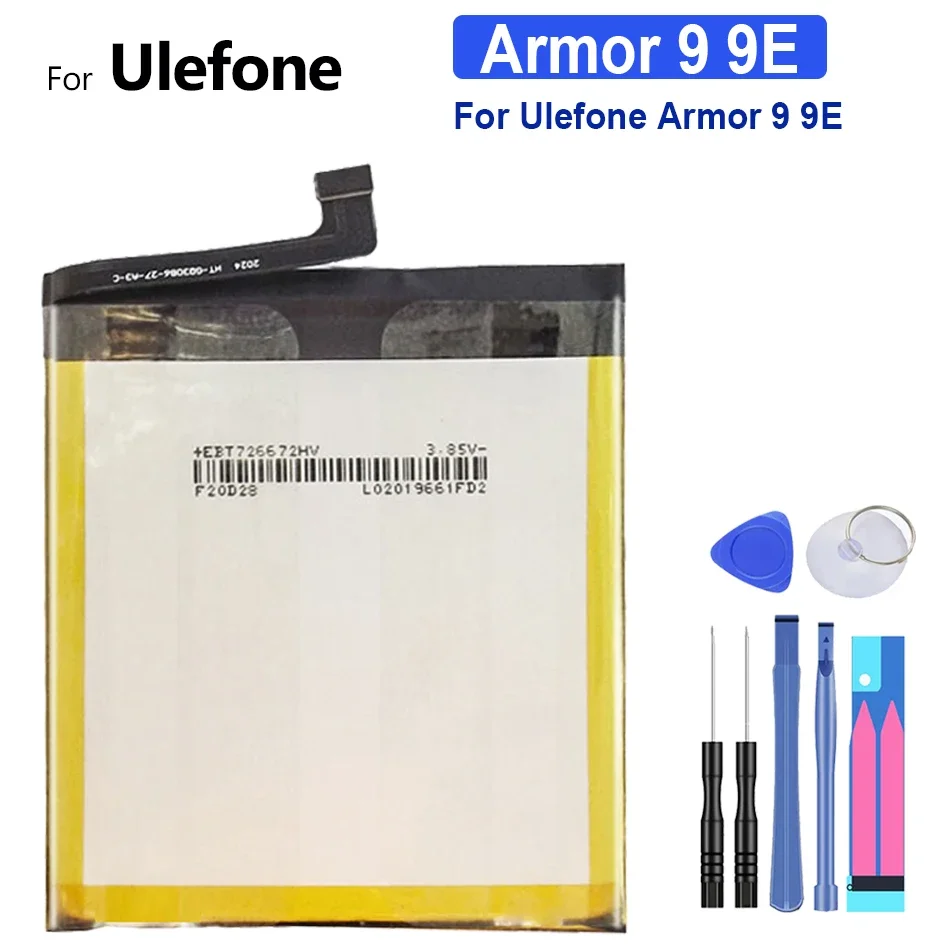 Battery for Ulefone Armor 2 3 5 6 7 8 9 9E 10 11 11T X X8 X6 X2 X3 X5 X7 Pro Armor3 Armor4 Armor5 Batterij + Track NO.