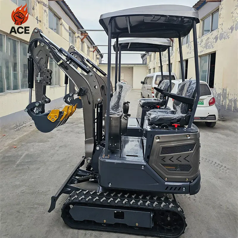 

Free Shipping 1 Ton Mini Excavator Epa Euro5 Micro Digger Bagger Crawler Digger Excavator 1 Ton for customized