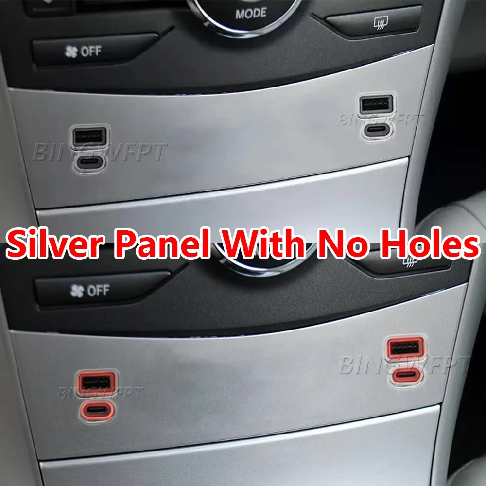 QC3.0 + Type-C PD Dual Fast Car Charger Socket USB Charging Port Phone Charging Adapter For Toyota Corolla E150 2010 2012 2013