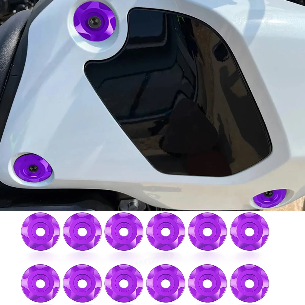 

12 шт. комплект шайб обтекателя, винт для HONDA GROM 125 MSX 125 2022 2023 2024, крышка боковой панели мотоцикла, полный комплект, шайба Verge