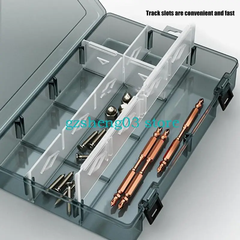 U75C Storage kleine Teile mit Deckel Hardware Schmuck Speicherhülle