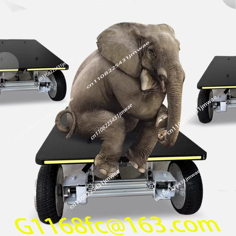 Electric Remote Control, Large Load, Independent Steering, Ultra Long Endurance, 4-wheel Drive, Metal Platform Vehicle