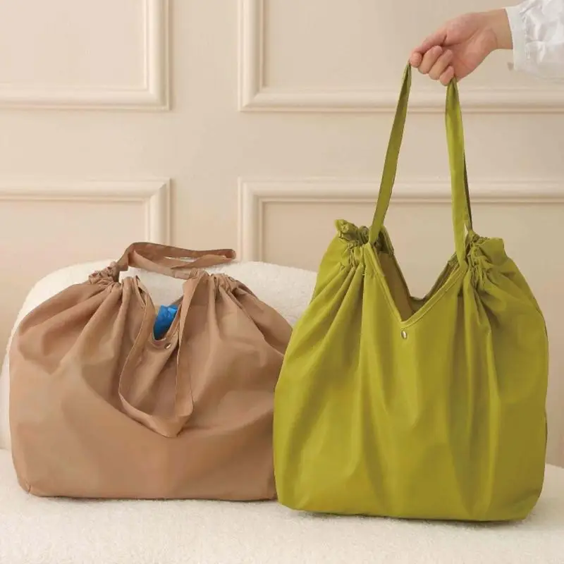 Y3NE Friendly Foldable Grocery Bag Water Resistant Portable Outdoor Carry Essential