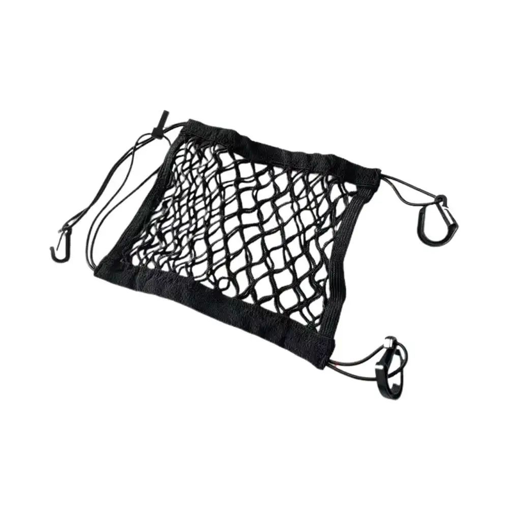 Motorcycle Cargo Net High Elastic Double Layer Motorcycle Net for Helmet Storage Bungee Cargo Net Motorcycle Luggage Net K0S4