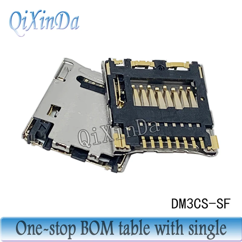 5PCS DM3CS-SF HRS CONNECTOR The corresponding metal ard Connector  DM3CS MicroSD Original authentic