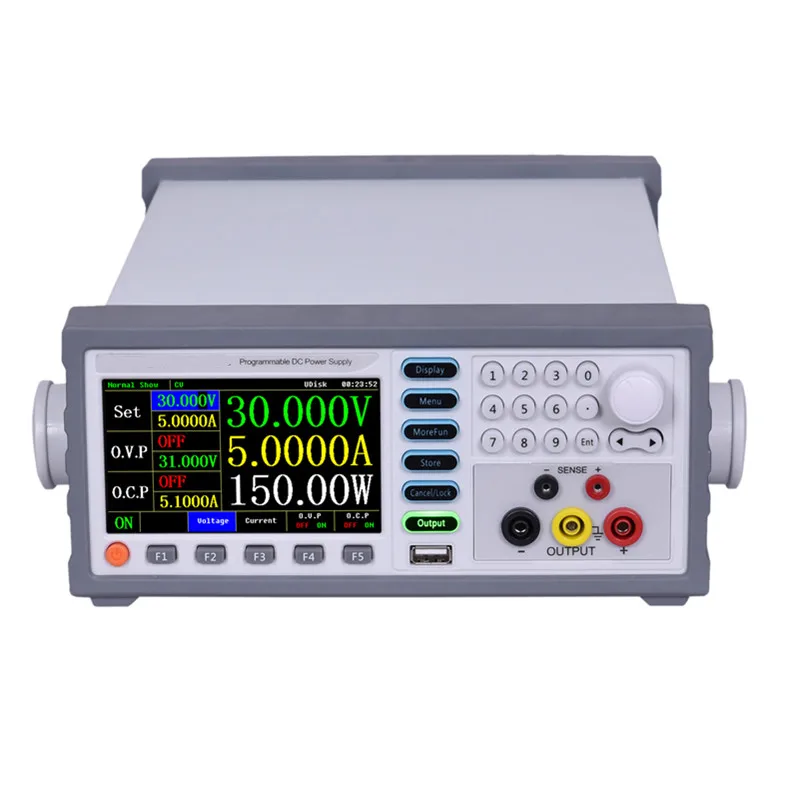 

Lab power supply 150v 3a dc display five digit value color screen adjustable voltage constant Power adapter