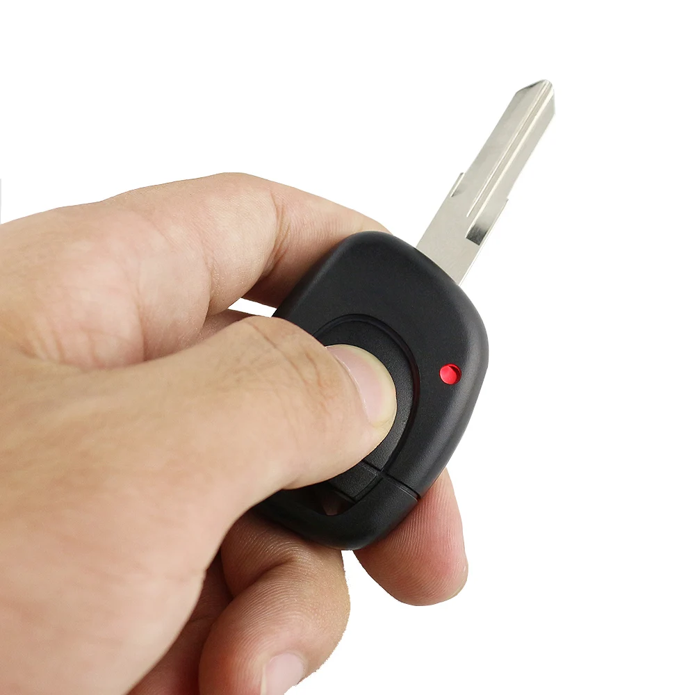 Chave remota do carro apto para renault clio ii mestre twingo kangoo megane scenic 1 2 3 laguna espace tráfego 1 botão lâmina chip