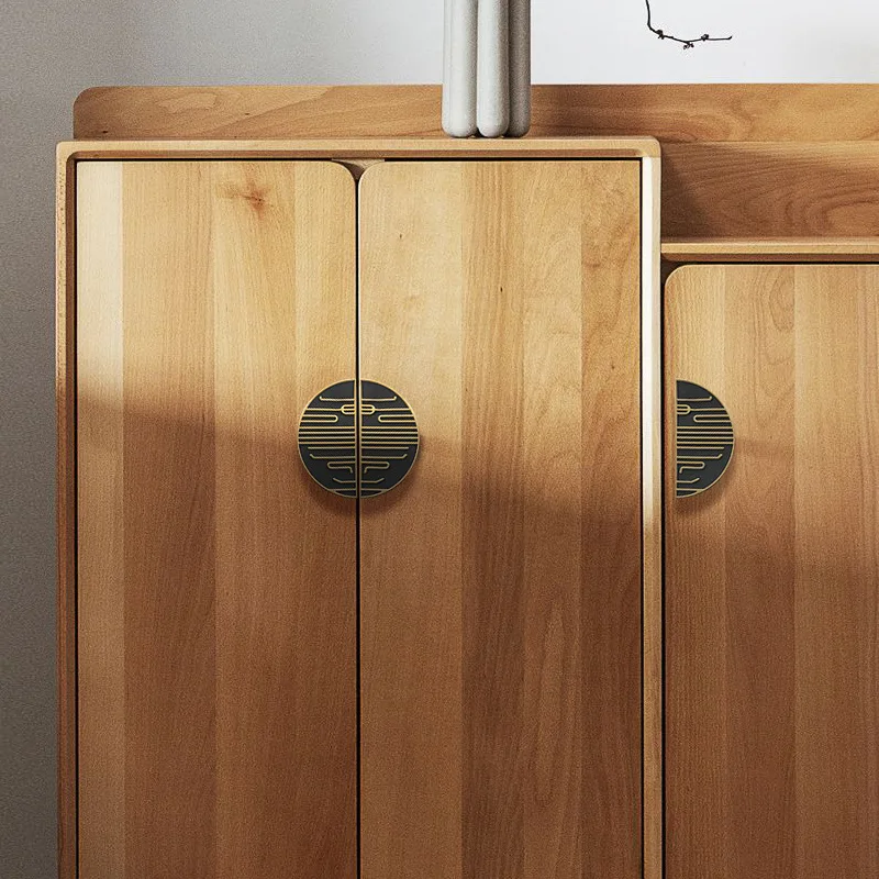 

Новый китайский ретро полукруглый сплав цинка, пара золотых гальванических шкафов, винтажный ящик для гардероба, ручки для шкафа/ручек