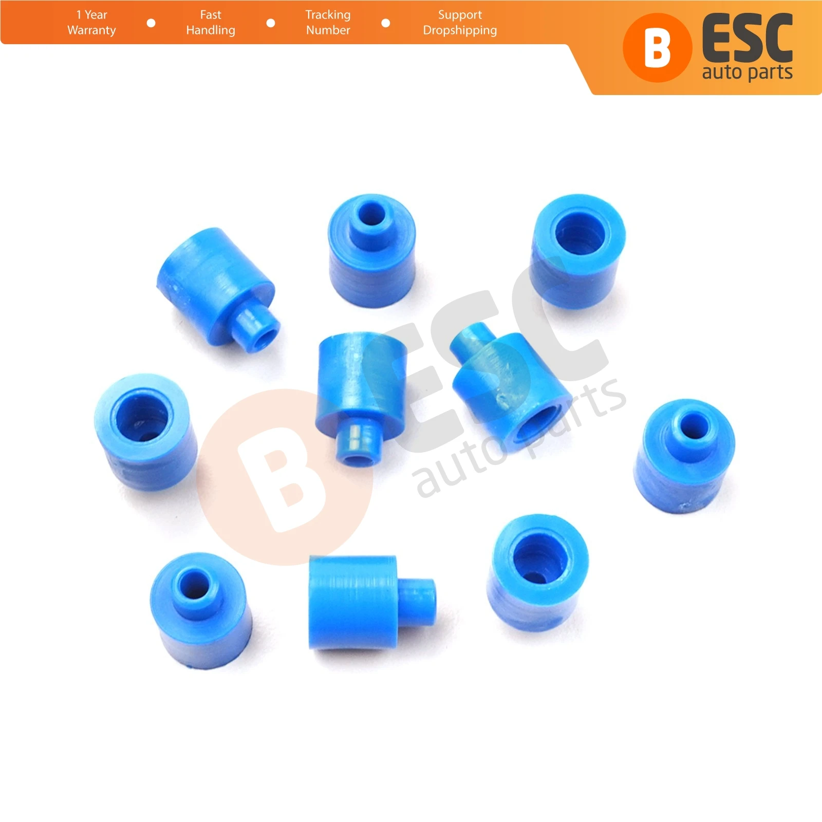 ESC Auto Parts ECP008 10 Pieces Cable End Rope Dowel for Window Regulator Winder Mechanism Type BCP008 Fast Handling