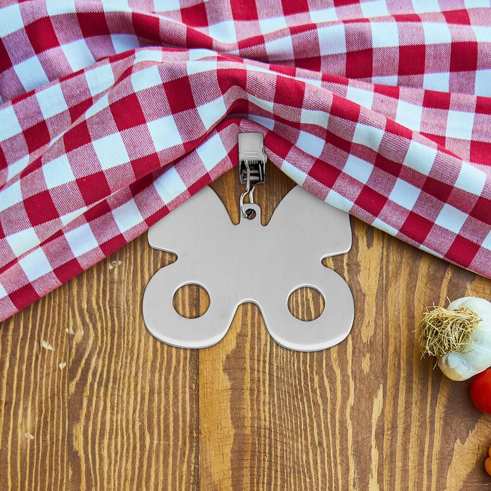 

4 Pcs Curtains and Tablecloths Sinkers Skirt Clips Picnic Holders Clamps Household