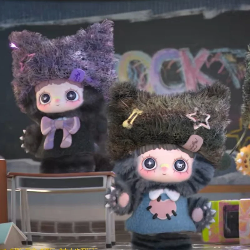 

Коллекционная плюшевая кукла-брелок Meimei Cat Academy Blind Box: украшение для рюкзака, подарок на день рождения, игрушка, модель Kawaii, мягкая игрушка