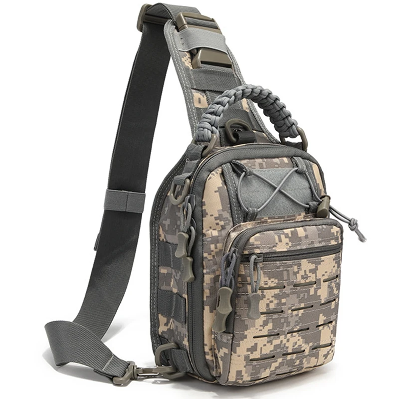 Tactical Shoulder Bag Hunting Bag 1000D Outdoor Military Sling Daypack Backpack Compact Crossbody Hiking Cycling Pack