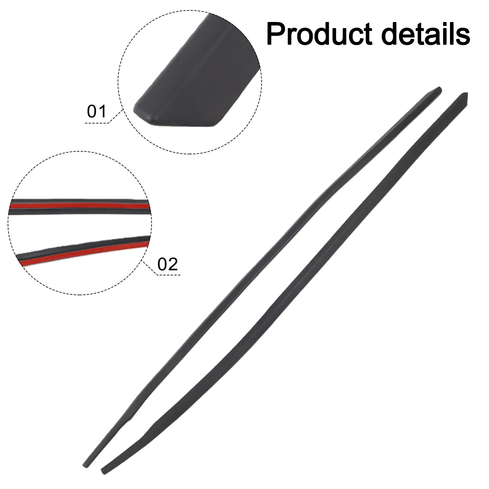 

For Land Rover Defender A Pillar Rubber Seal Strip (2020 2025) for Easy Installation and Enhanced Weather Resistance