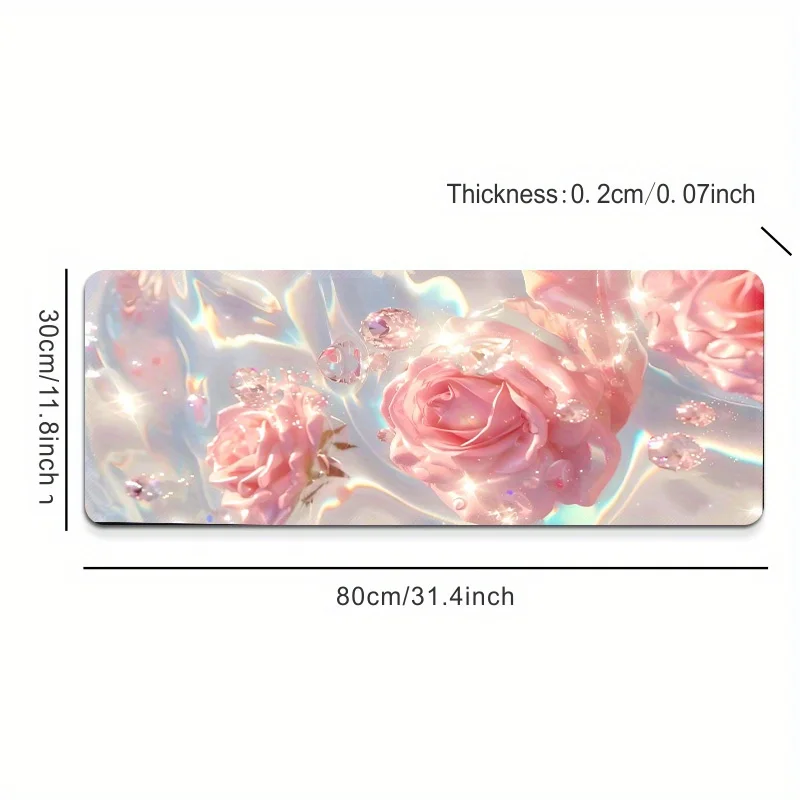 لوحة ماوس للألعاب، لوحة ماوس كبيرة جدًا، لوحة ماوس مضادة للانزلاق مناسبة للمنزل والمكتب، لوحة ماوس كبيرة للألعاب الرياضية الإلكترونية، Du #5