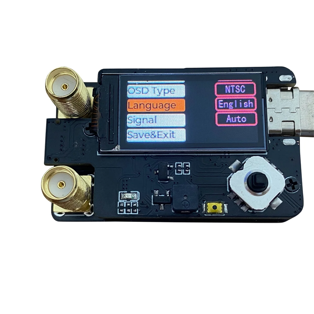 Esp32 rx5808 5.8g plus módulo receptor de antena dupla para/fatshark/v1 v2 fpv drone óculos, sma fêmea