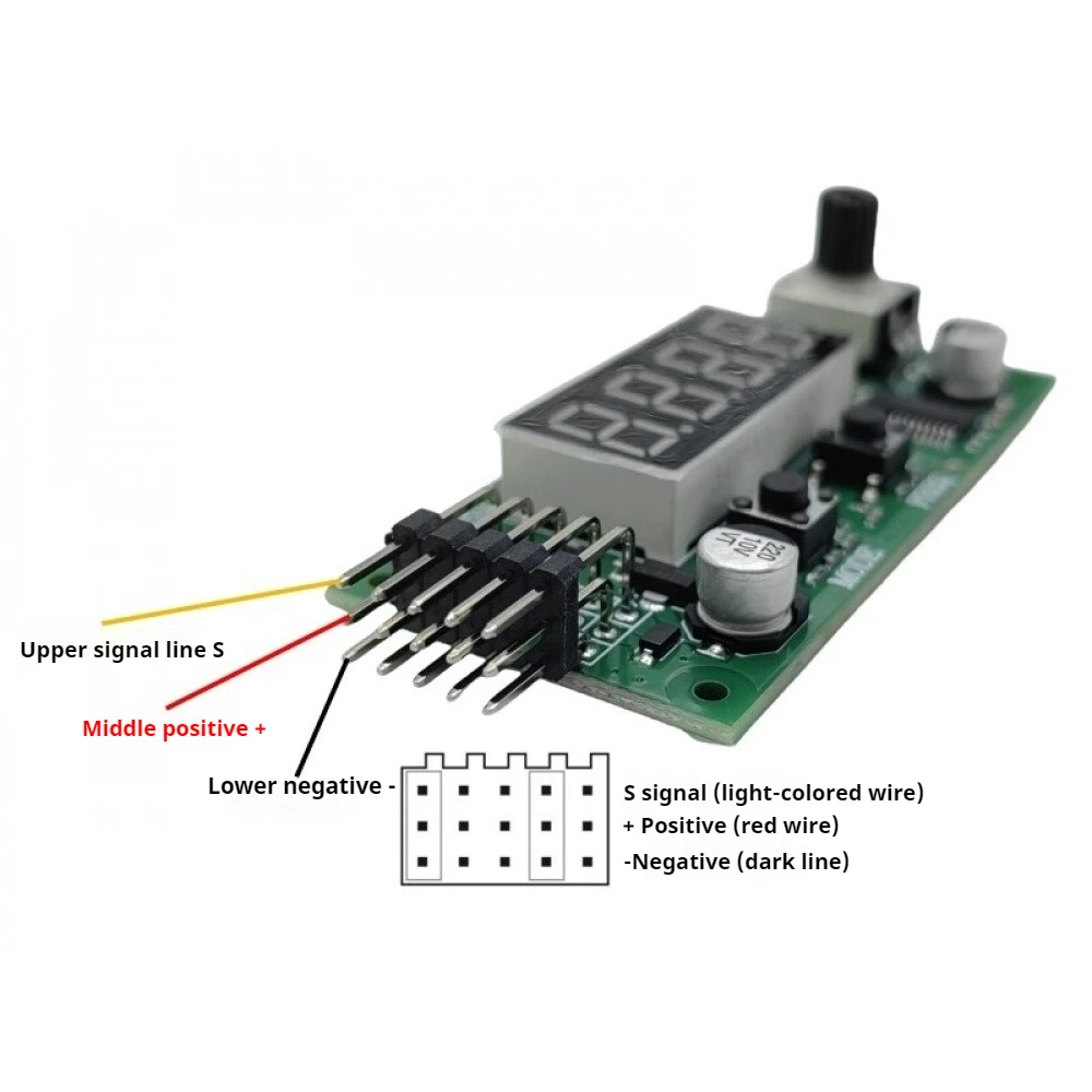 RC Servo Tester With Digital Display Multi-Function ESC Motor Speed Controller 900-2100us 50/125/250Hz For Digital Analog Servo