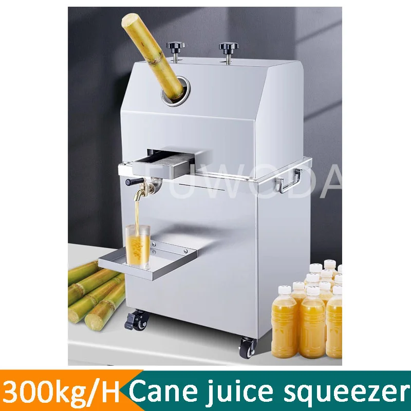 Automatic Electric Automatic Electric Cane Crusher Separation Slag Juice Cane Squeezer Presser Sugarcane Juice Extractor Machine