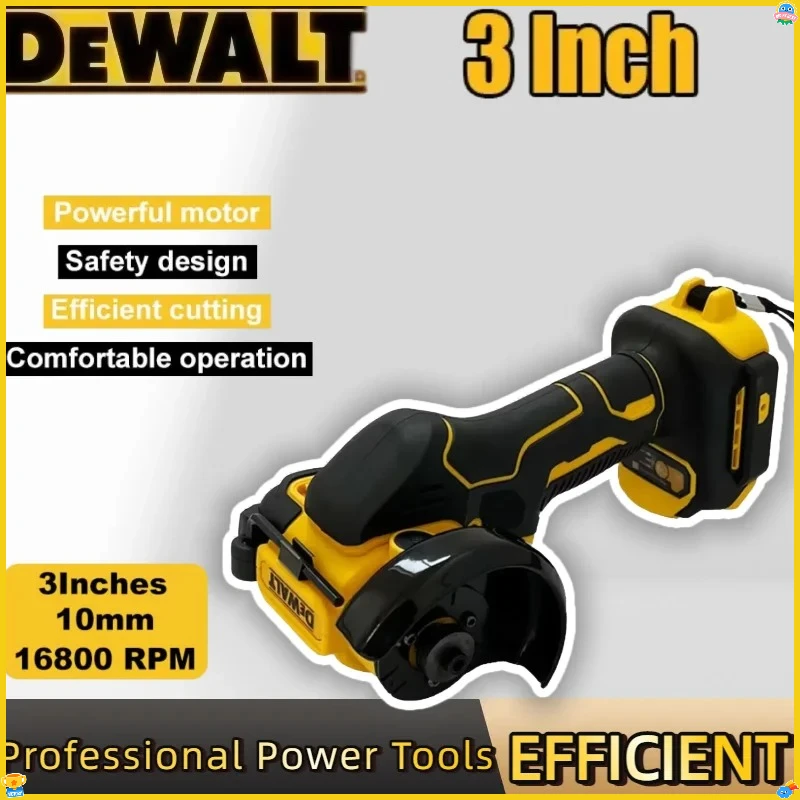 디월트 무선 앵글 그라인더 3인치 미니 연마기 전동 절단 공구