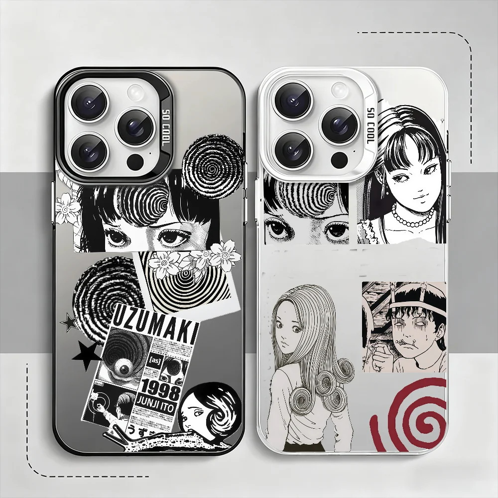 

Junji lto Art phone case For iPhone 12 11 13 14 15 16 17 Max Pro Plus Mini Protective IMD Color Cover