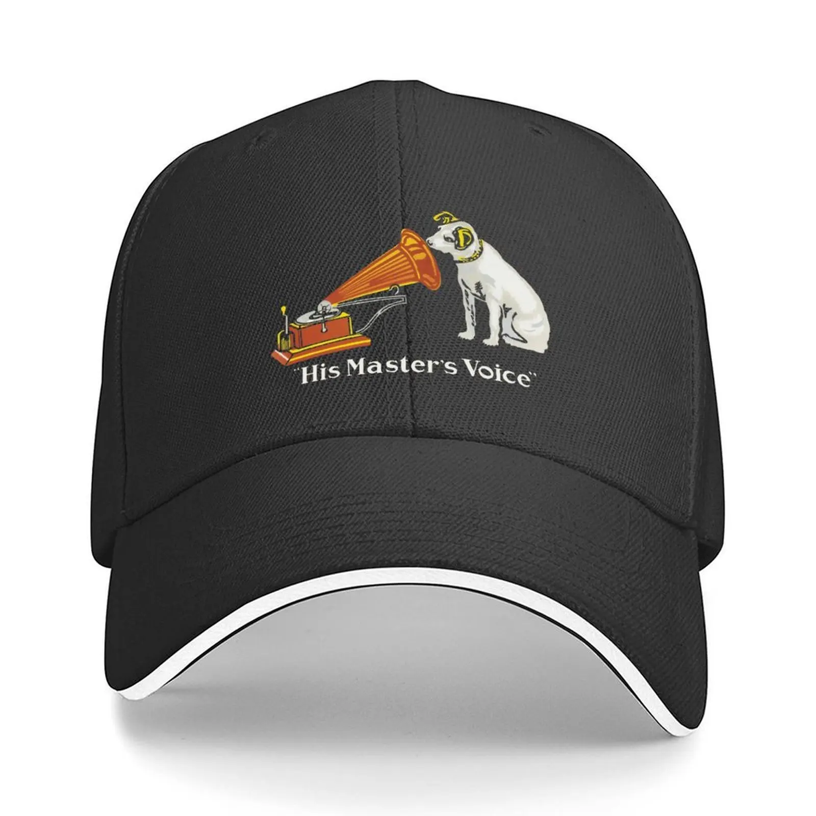 

Vintage Phonograph, Gramophone - His Master's Voice Baseball Cap Anime Hood Icon hats for men Men's Luxury Women's