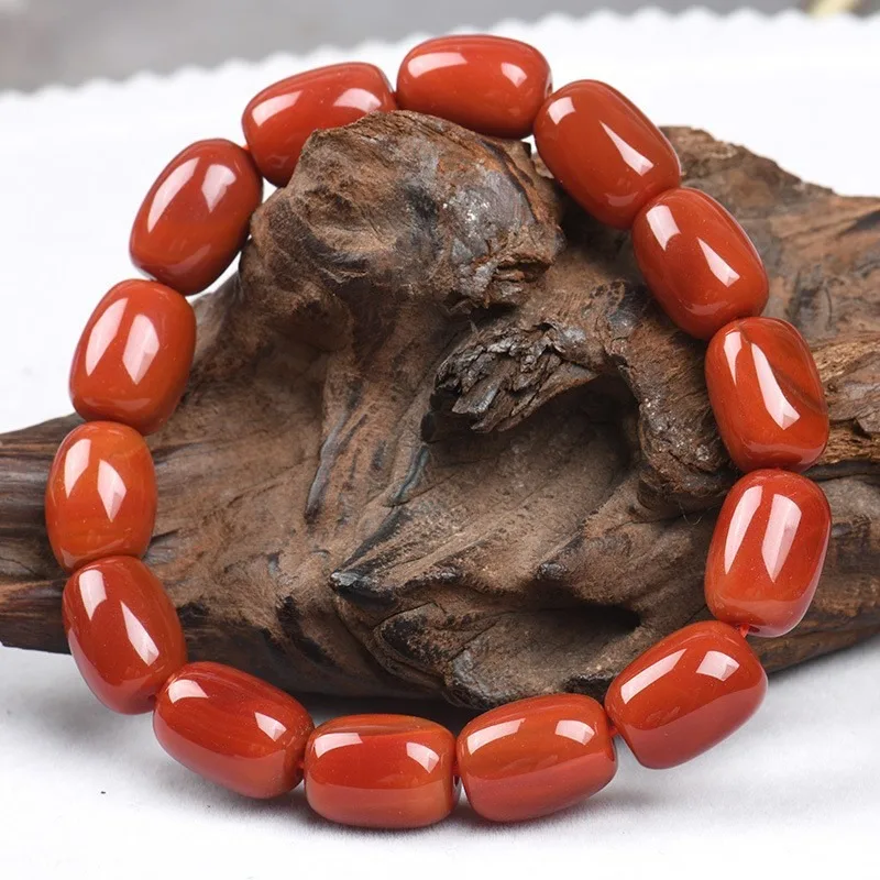 

Браслет из натурального агата, классические простые и универсальные украшения