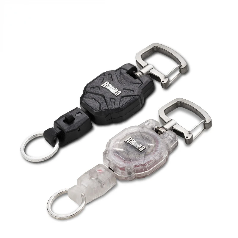 RCDRL Telescopic Lanyard Rotatable High Strength Safety Buckle Fishing Lure Tool Accessories