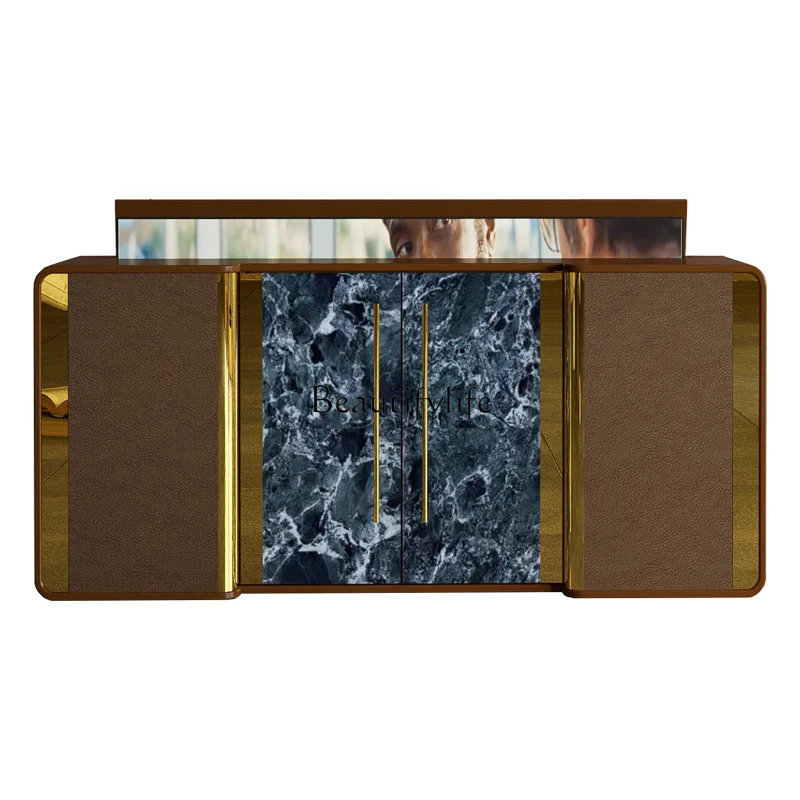 

Lifting TV Cabinet Multifunctional Automatic Electric Hidden Italian Minimalist Partition Cabinet
