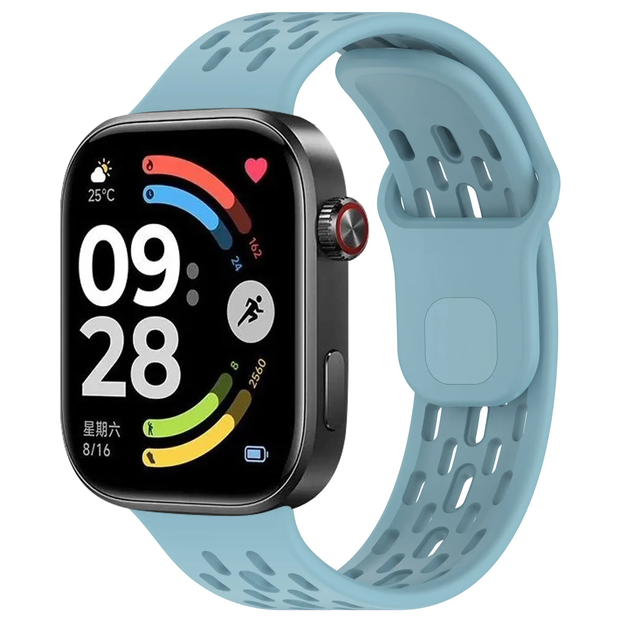 Silikonarmband für Redmi Watch 6 Active 6 Lite 6 5 4 Sportliches Komfortables Armband für Xiaomi Mi Band 10 Pro 9 Pro 8 Pro – Detail 28