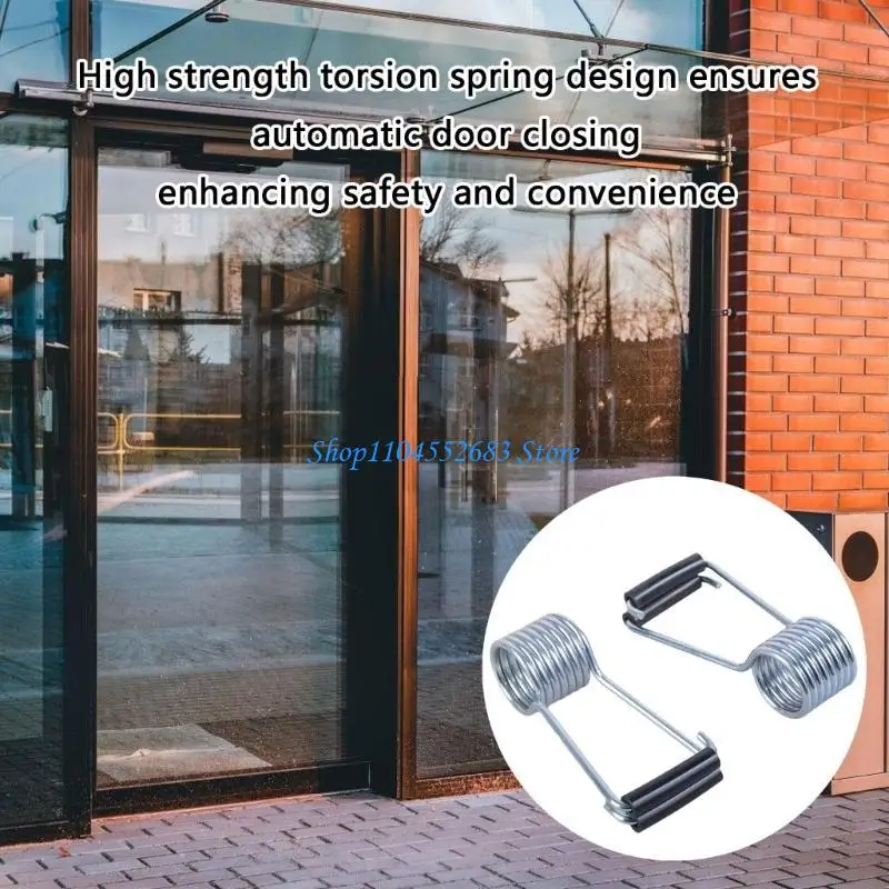 Y6GD 6PCS Butterfly Spring Deur Sluiters Universals Automatische deur Sluiters met rubberen buffer voor meeste deurscharnier