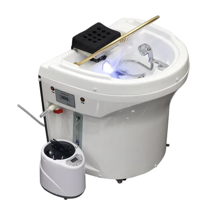 Hair Wash Shampoo Basin Head Spa Shampoo Bowls Portable Water Circulation and Steam Shampoo Bowl