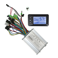 24V 36V 48V 52V 60V 350W 18A BLDC Scooter DC Motor Brushless Controller E-bike electric Bicycle Controller G51 LCD Display